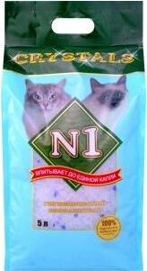 Наполнитель Crystals антибактериальный впитывающий силикагель для кошек 5л – фото 6