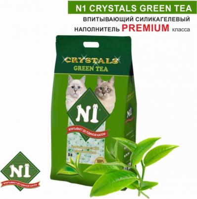 наполнитель Crystals Green Tea для взрослых кошек - 12,5 л – фото 3