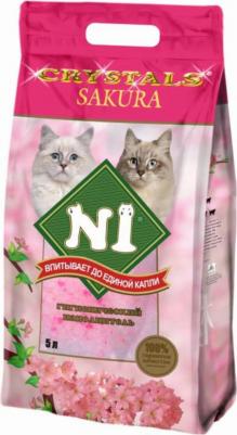 #(У)92217 Наполнитель Crystals - "SAKURA" - силикагелевый 5л