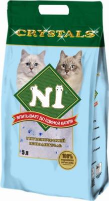 Впитывающий наполнитель Crystals силикагелевый, 3 л