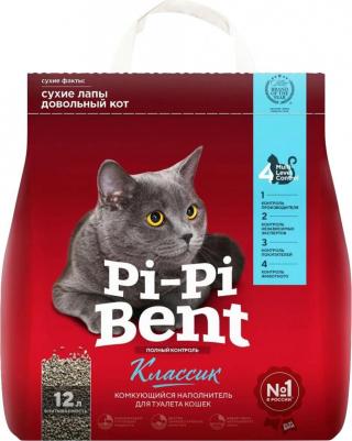 Наполнитель для кошачьего туалета Classic комкующийся пакет 5кг