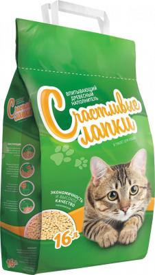 Наполнитель для кошачьего туалета древесный 16л (упаковка 2 шт.)