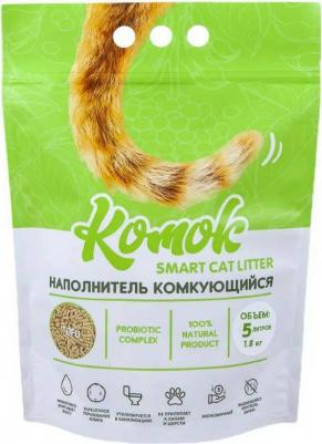 Наполнитель Тофу с пробиотиками для кошачьего туалета комок, тофу 5 л – фото 1