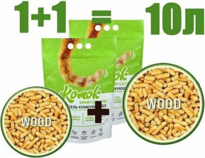 Наполнитель Тофу с пробиотиками для кошачьего туалета комок, тофу 5 л – фото 3