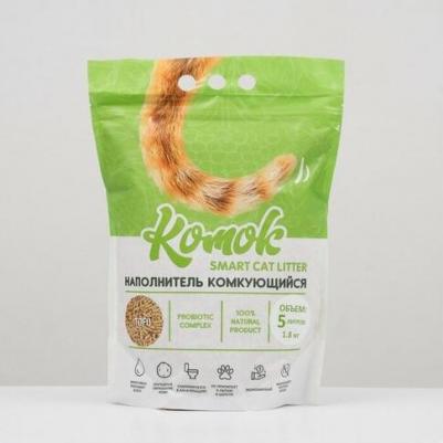 Наполнитель Тофу с пробиотиками для кошачьего туалета комок, тофу 5 л – фото 4