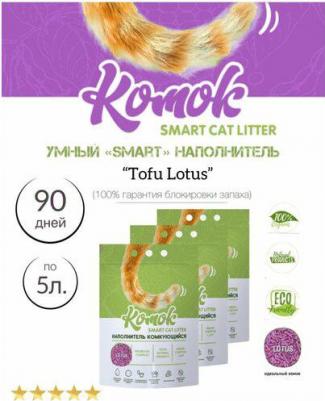 Наполнитель Тофу с пробиотиками для кошачьего туалета комок, тофу 5 л – фото 11