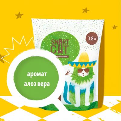Впитывающий наполнитель для кошек силикагелевый, Алоэ, 3.32 кг, 7.6 л – фото 6