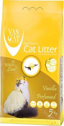 Наполнитель Vanilla комкующийся без пыли с ароматом Ванили 5кг пакет 20656 – фото 1