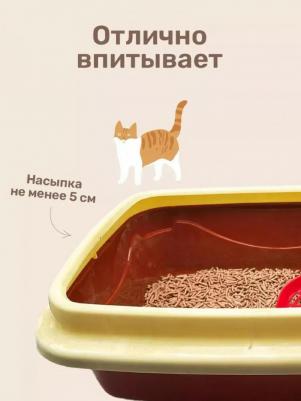 Наполнитель для кошачьего туалета древесный комкующийся 5л – фото 3