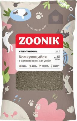 Наполнитель комкующийся с углем для кошачьего туалета, 10 л – фото 5