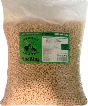 наполнитель для взрослых кошек лесная сказка, древесный - 15 кг – фото 3