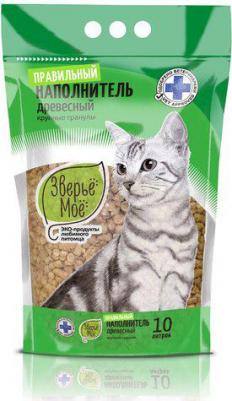 Наполнитель древесный крупные гранулы 2,8кг 10л – фото 2