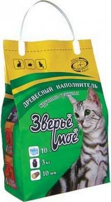 Наполнитель древесный крупные гранулы 2,8кг 10л – фото 4