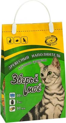 Наполнитель древесный крупные гранулы 2,8кг 10л – фото 5