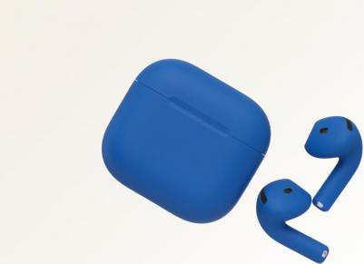 AirPods 4 (2024) с беспроводным зарядным футляром, Blue – фото 1