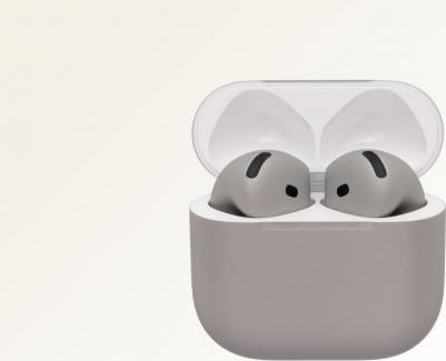 AirPods 4 (2024) с беспроводным зарядным футляром, Grey – фото 4