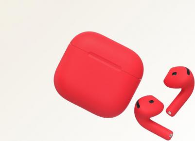 AirPods 4 (2024) с беспроводным зарядным футляром, Red – фото 3