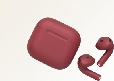 AirPods 4 ANC (2024) с беспроводным зарядным футляром, Red – фото 1