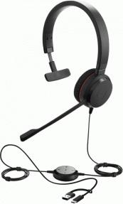 Evolve 20 USB C/A UC Mono, Black (4993-829-269)