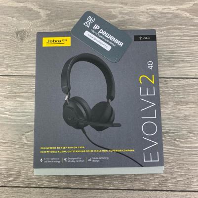 Evolve2 40 USB-A MS Stereo, Black (24089-999-999) – фото 3
