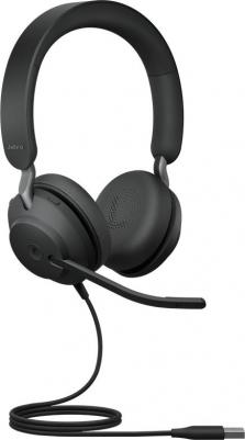 Evolve2 40 USB-A MS Stereo, Black (24089-999-999) – фото 5