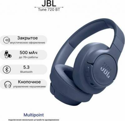 Tune T720BT, Blue (JBLT720BTBLU) – фото 12