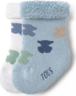 Набор из 2 пар детских носков с медвежатами, розовый