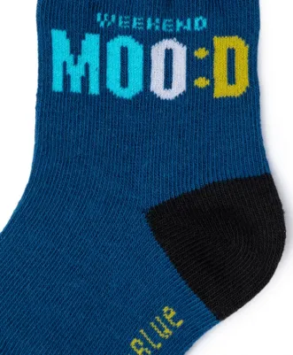 Носки для мальчиков, размер 16, синий – фото 1