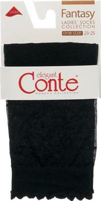 Женские носки средние, фантазийные, 20 den, размер 23-25, синий – фото 6