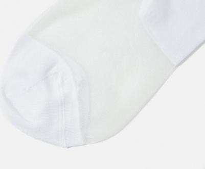 Женские носки укороченные, в сетку, размер 25, белый – фото 5