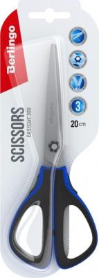 Ножницы "Easycut 300", 20см, ассорти, мягкие вставки, европодвес – фото 2