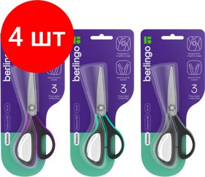 Ножницы "Easycut 350", 13см, ассорти, эргономичные ручки, мягкие вставки, европодвес – фото 3