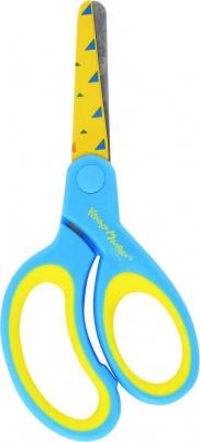 Ножницы детские с принтом на лезвиях, 12,5 см, резиновая вставка – фото 1