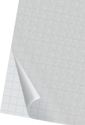 Обложка для книг, прозрачная, с липким слоем, в рулоне, 45 см х 1 м – фото 1