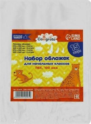 Набор обложек для начальных классов ПВХ 15 штук, 100 мкм – фото 5