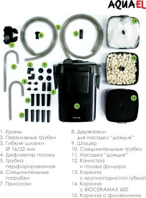 Фильтр для аквариума внешний Ultra Filter 900, 1000 л/ч, 12.9 Вт – фото 16