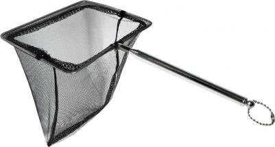 Сачок телескопический металлический для аквариумов 10 х7,5 х14-51 см