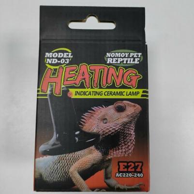 Лампа керамическая с индикатором Ceramic lamp with indicator light 8.5х11см 220В E27 25Вт