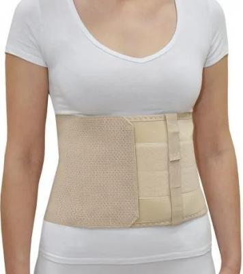 Бандаж грыжевой на брюшную стенку 20 см, №3 бежевый, Б-440 – фото 1