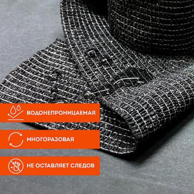 Бинт эластичный бандажный защитный самофиксирующийся, 4,5 м х 5 см, 12 рулонов, черный – фото 4