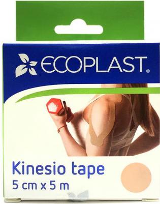 Кинезио тейп цвет бежевый 5см х 5м – фото 1