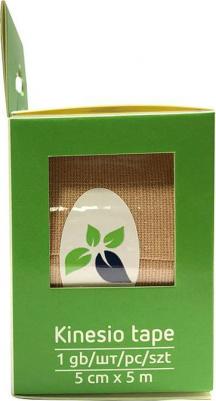 Кинезио тейп цвет бежевый 5см х 5м – фото 2
