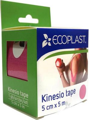 Кинезио тейп цвет розовый 5см х 5м