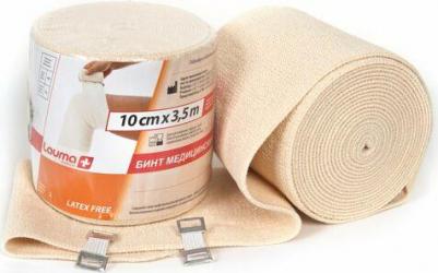 Бинт эластичный с застежкой 350x10 см – фото 4