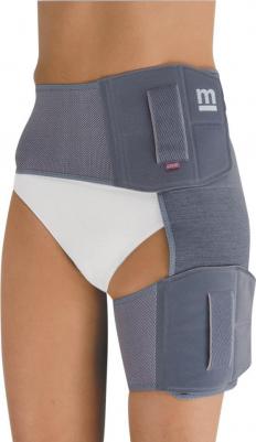 Бандаж тазобедренный Orthocox фиксирующий компрессионный послеоперационный гипоаллергеньный серый, 872873, Универсальные)