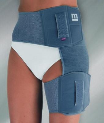 Бандаж тазобедренный Orthocox фиксирующий компрессионный послеоперационный гипоаллергеньный серый, 872873, Универсальные) – фото 1