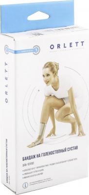 Эластичный бандаж на голеностопный сустав с ребрами жесткости BAN-101(M), р.S – фото 7