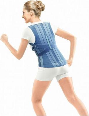 Корсет грудопоясничный TLSO-361(F) 4 ребра жесткости серый XS
