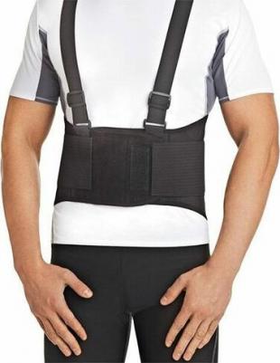 Поясничный корсет с фиксирующими ремнями IBS-3006, р.S, бежевый – фото 4