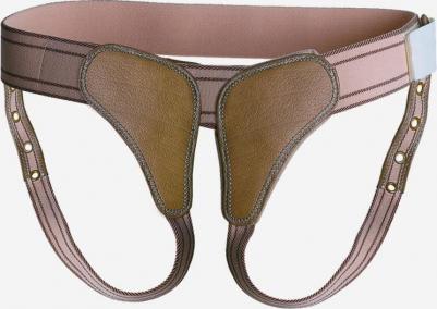 Бандаж паховый на правую сторону D-111, р.7 бежевый – фото 4